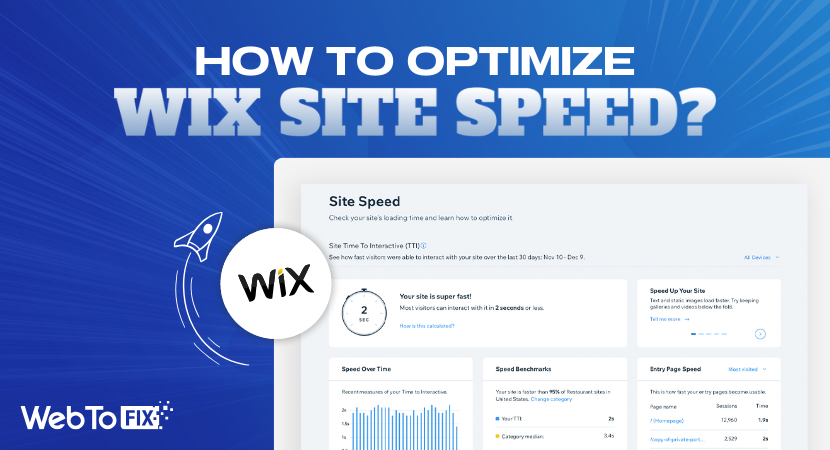 How to Optimize Wix Site Speed